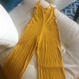 Mustard Culotte Jumpsuit